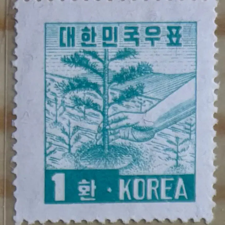 [BUNJANG] 1958 Shorten Stamp / 지그재그보통3종, 환있음, 식목1환, 거북비2환, 거북비5환, 단편우표
