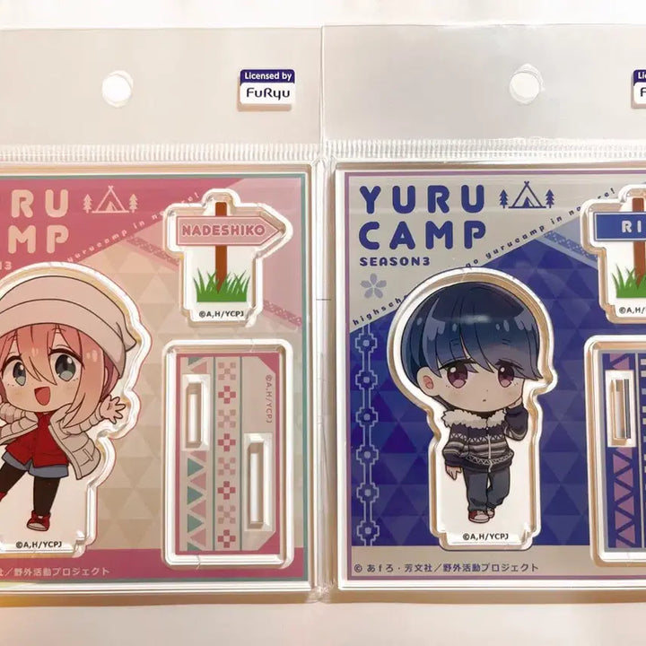 [BUNJANG] Yurucamp Nadeshiko Kagamihara Rin Shima Acrylic Stand / 유루캠 나데시코 린 아크릴