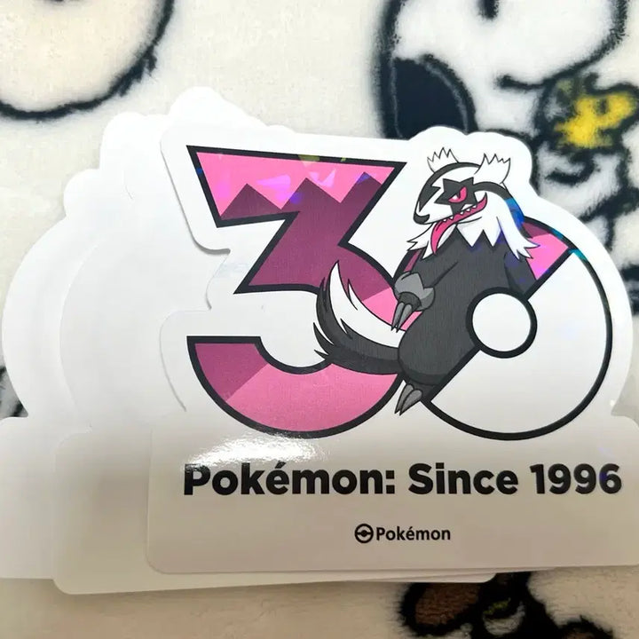 [BUNJANG] Pokemon 30th Anniversary Logo Sticker Galar Darumaka + 2 Random Stickers / 포켓몬 30주년 로고 스티커 가라르 직구리+랜덤2장 판매