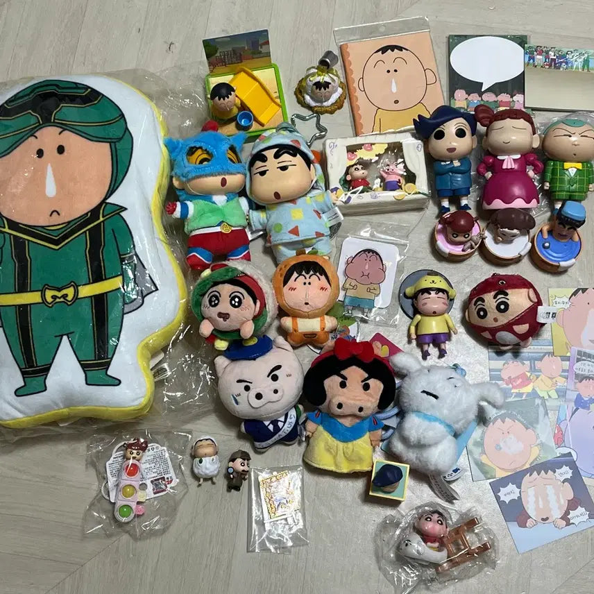 [BUNJANG] Crayon Shin-chan Maeng-gu Figure Bundle Set / 짱구 맹구 인형 피규어 일괄
