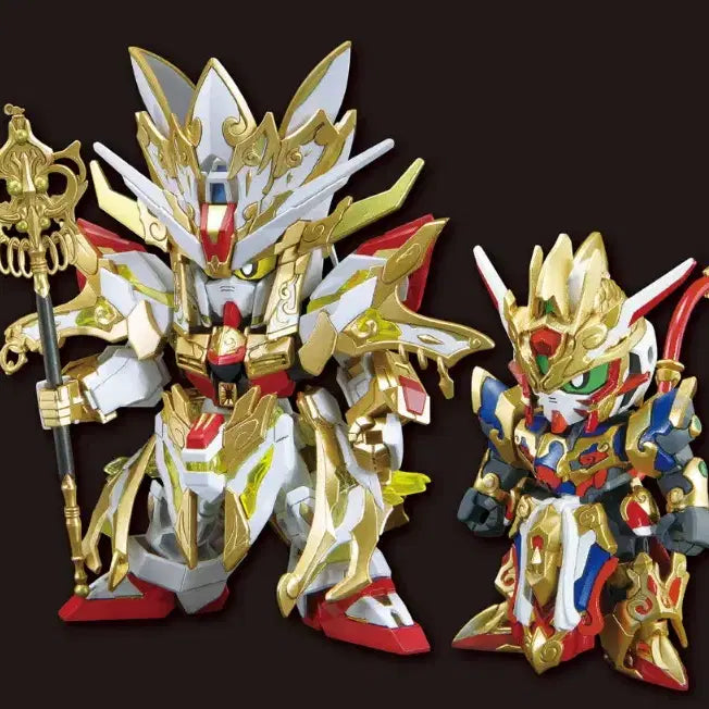 [BUNJANG] Bandai SD Gundam World Goku &amp; Sanzang Sword Tale Set (Gold Marker Gift) / [반다이 건담] SD 건담월드 오공&amp;삼장 검담 세트(골드 마커 증정)