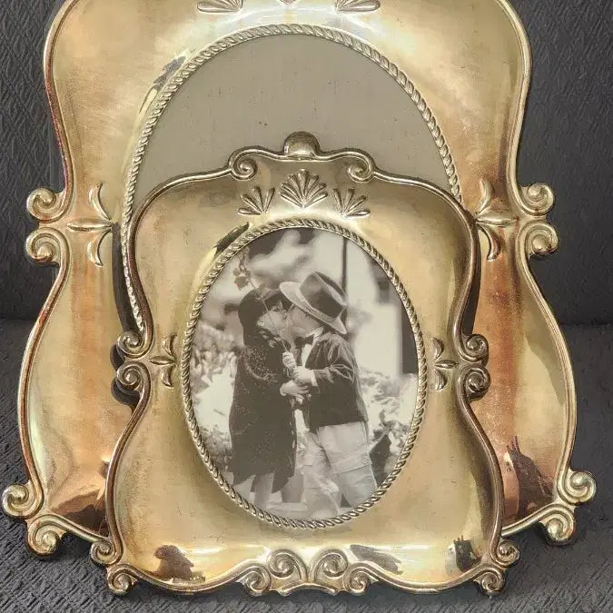 [BUNJANG] Antique Silver Plated Photo Frame Set / 앤틱 실버플레이트 은도금 액자 세트