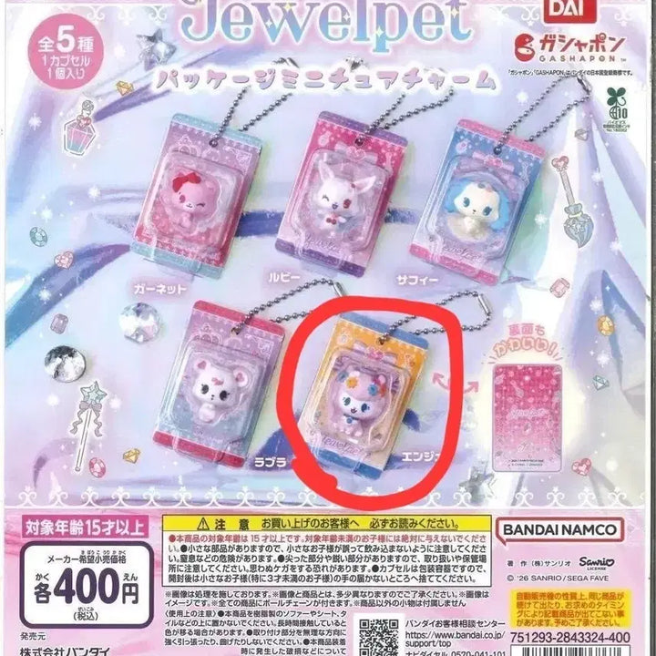 [BUNJANG] Jewelpet Charm Gacha Package / 쥬얼펫 패키지 가챠