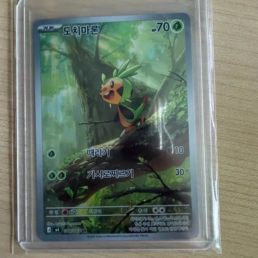 [BUNJANG] Pokemon Maractus AR Card / 포켓몬 도치마론 AR