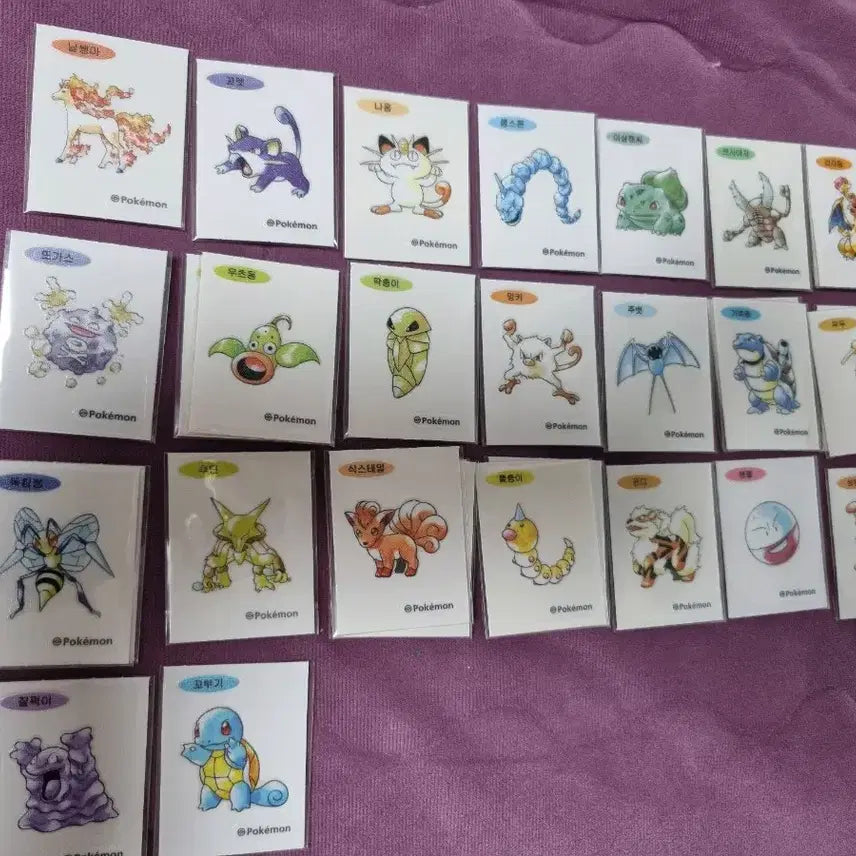 [BUNJANG] Pokemon Artwork Special Slap Sticker / 포켓몬 아트웍 스폐셜 띠부씰 판매