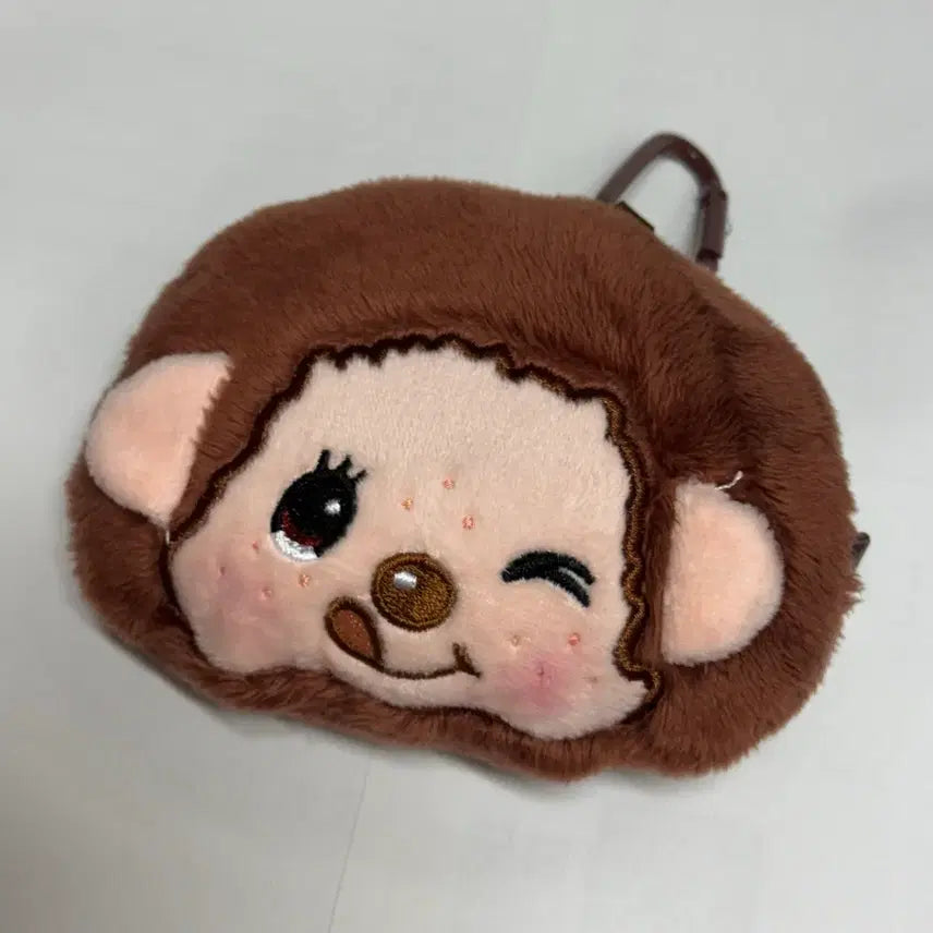 [BUNJANG] GS25 Monchhichi Keyring Pouch / GS25 몬치치 키링 파우치 인형 얼굴 페이스