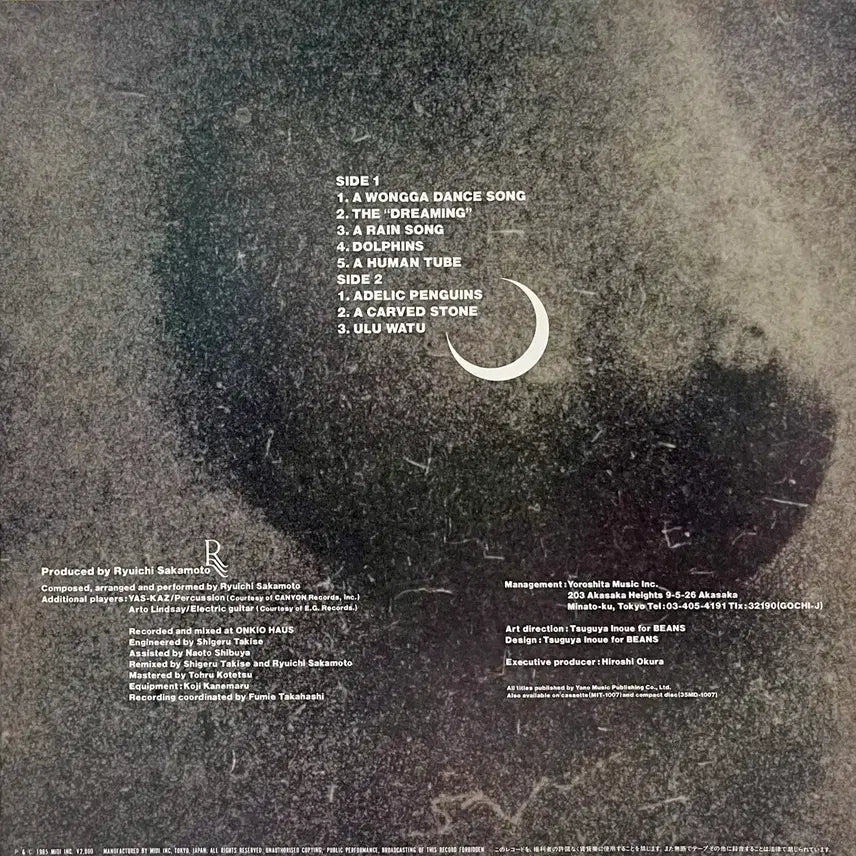 [BUNJANG] Ryuichi Sakamoto Esperanto Original Japanese First Press LP / 류이치 사카모토 Ryuichi Sakamoto-Esperanto 초반LP