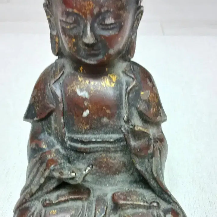[BUNJANG] Ming Dynasty Style Bronze and Iron Medicine Buddha Statue / 명 청댕양식 혼합금속약사여래좌불