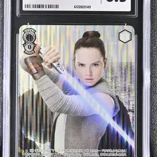 [BUNJANG] Weiss Schwarz Star Wars Premium Booster "Force Connection" Rey Force Parallel (SE39-020FOP) Card (CGC 8.5) / [CGC 8.5] 바이스슈발츠 스타워즈 프리미엄 부스터 Rey