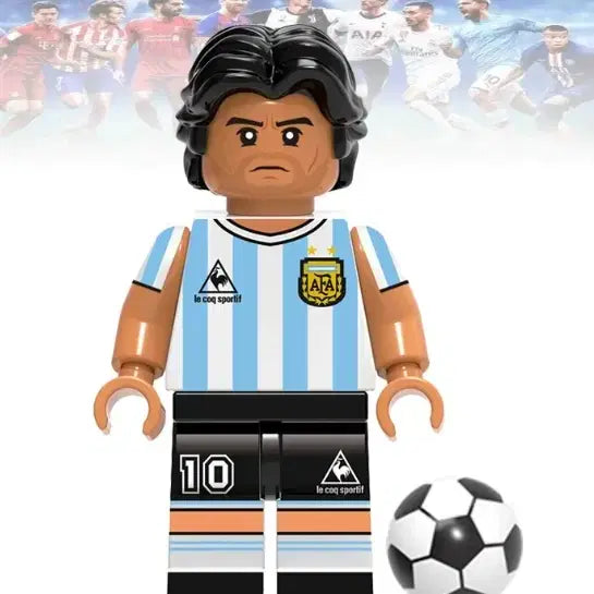 [BUNJANG] LEGO Custom World Cup Legends Superstars Minifigure 3-Set Bundle / 레고 축구커스텀 월드컵 레전드 슈퍼선수 미니피규어 3종세트 미개봉 새상품