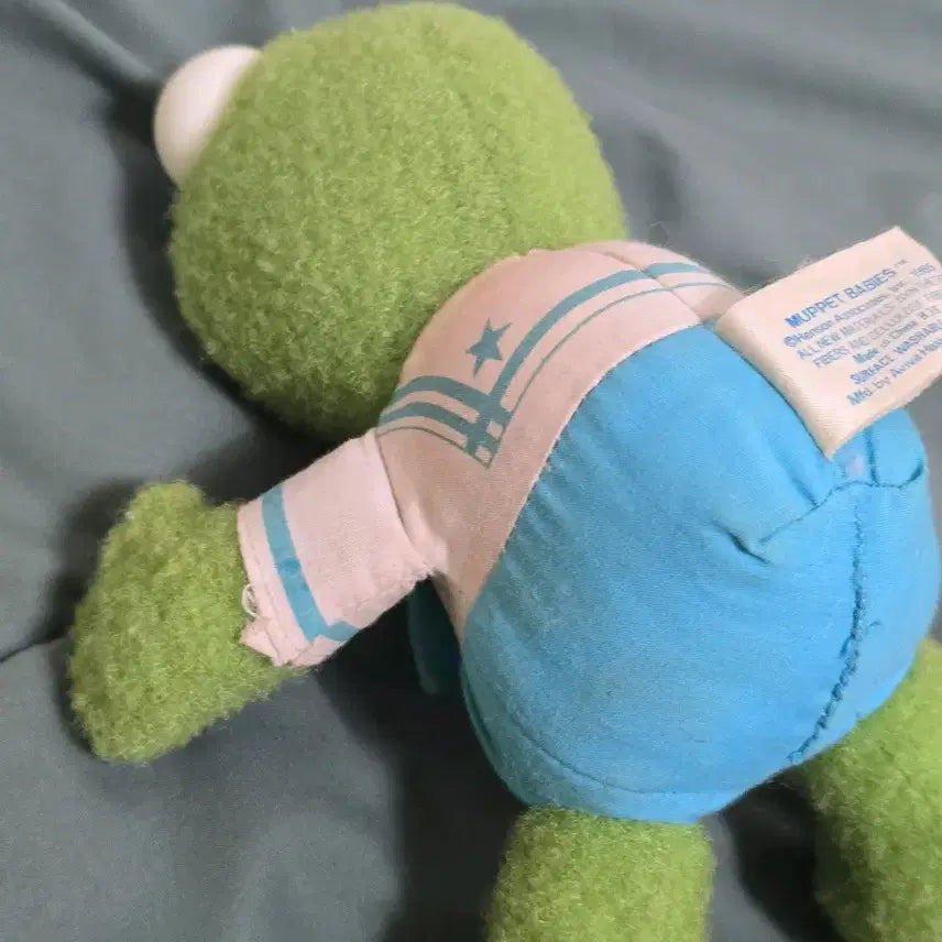 [BUNJANG] Vintage 1985 Hasbro Muppet Babies Sailor Kermit Doll / 빈티지 1985 하스브로 머펫 베이비 세일러 커밋 인형