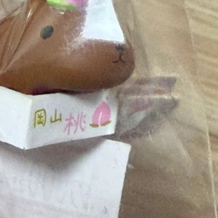 [BUNJANG] Capybara Peach Keychain / 카피바라상 복숭아 키링