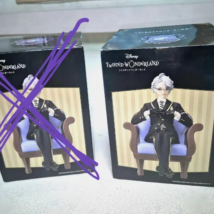 [BUNJANG] Twisted Wonderland Azul Chair Figure (Sealed) / 트위스테 아즐 아셴그로토 의자 피규어 옥타비넬