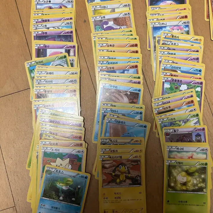 [BUNJANG] Pokemon Card BW Series (Common Grade) Bundle - Approx. 260 Cards / 포켓몬 카드 b/w 1~9 (c등급) 약 260장