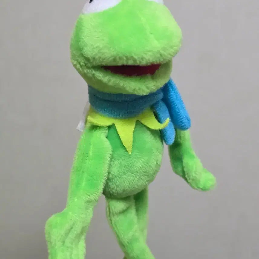 [BUNJANG] Blue Scarf Kermit Frog Doll Keychain / 파란 목도리 커밋 개구리 인형 키링