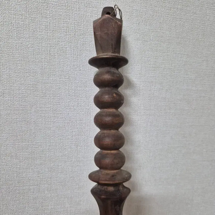 [BUNJANG] Antique Wooden Hexagonal Club / 옛날 포졸 육모 방망이