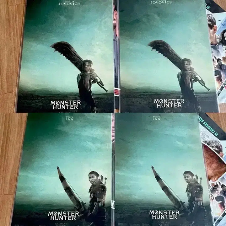 [BUNJANG] Monster Hunter Movie A3 Poster 2-Set Package / 몬스터헌터 A3포스터 2종 패키지 씨네큐 밀라 요보비치 토니자 영화