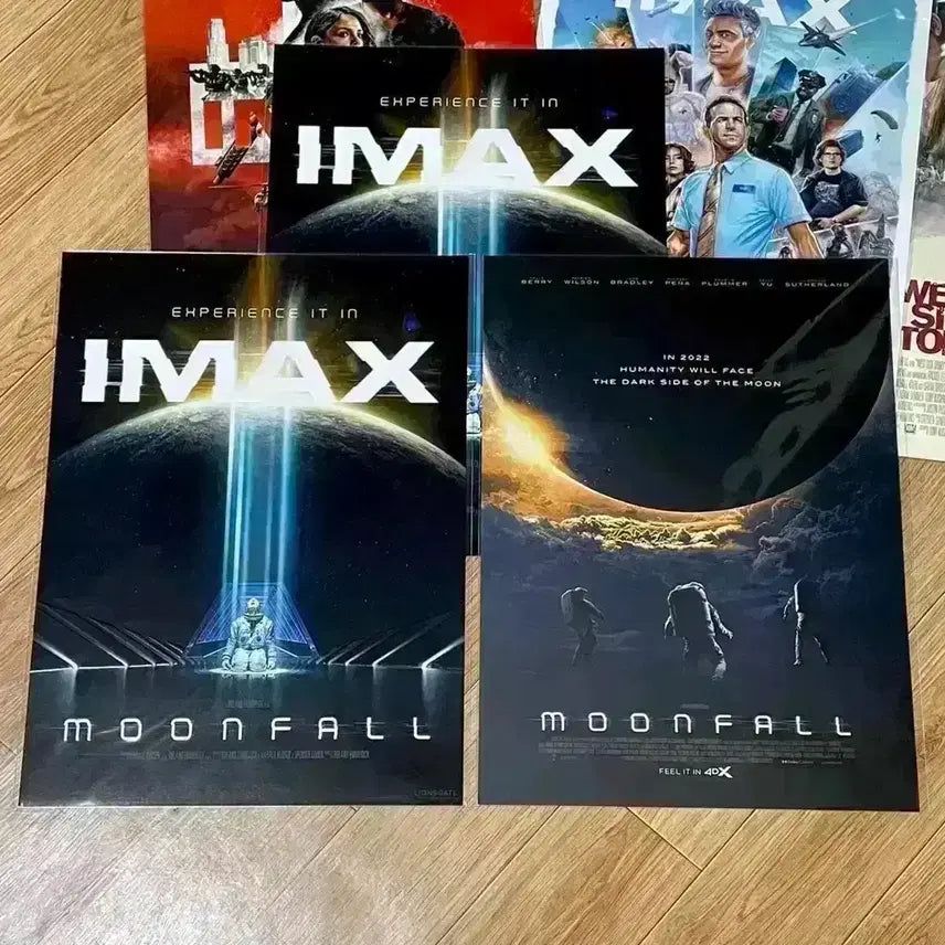 [BUNJANG] Moonfall IMAX 4DX Poster / 문폴 아이맥스 4DX 포스터 CGV IMAX 포디엑스 영화 특전