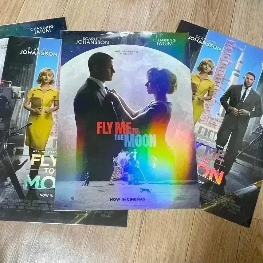 [BUNJANG] Fly Me to the Moon A3 Poster Scarlett Johansson / 플라이미투더문 A3 포스터 메가박스 롯데시네마 스칼렛 요한슨 영화