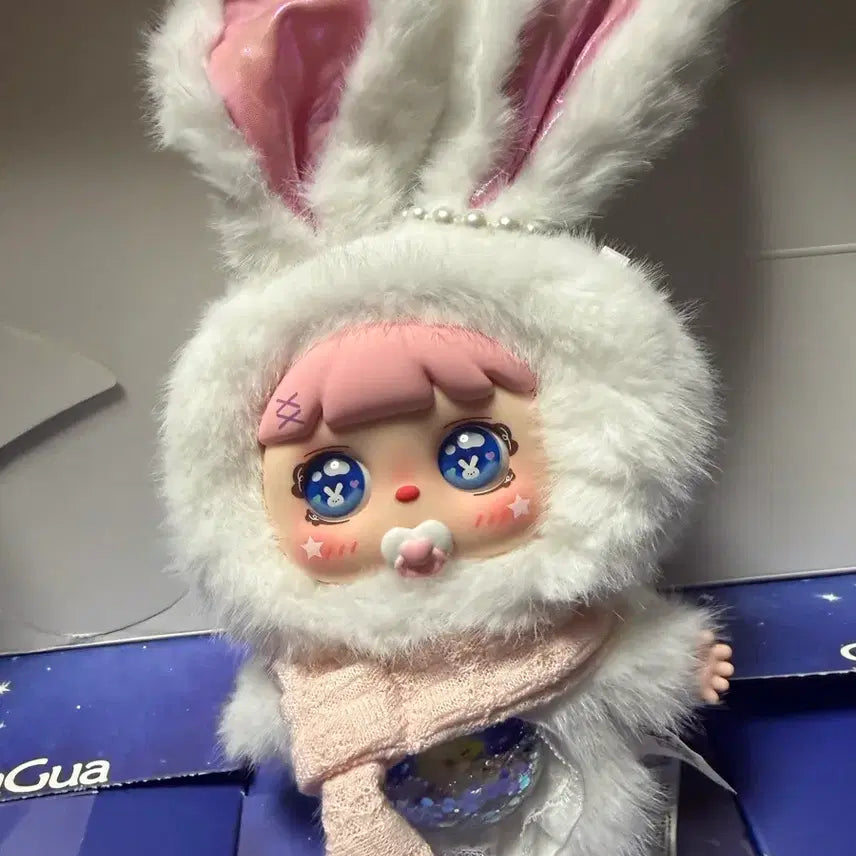 [BUNJANG] Mochichi Rabbit Ear Doll Full Box / 모치치 풀박
