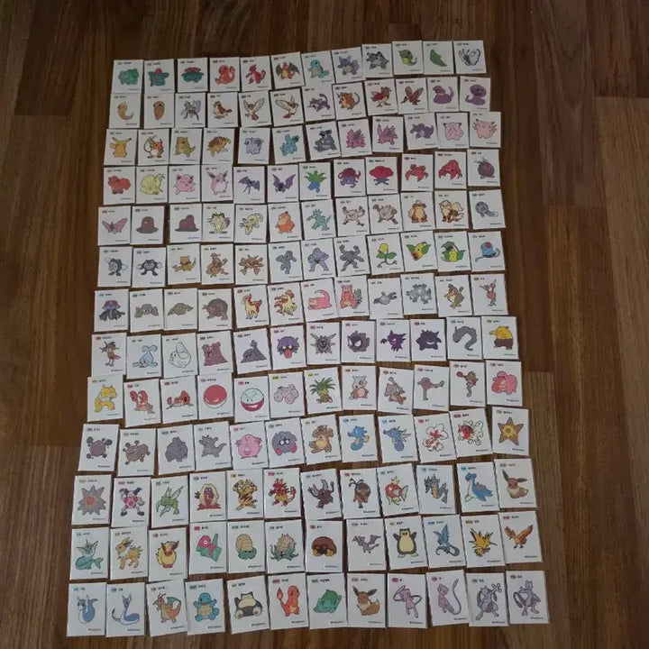 [BUNJANG] Pokemon Stickers Gen 1 &amp; 2 Bundle Set (272 pcs) / 포켓몬 띠부씰 1세대159종중156종2세대116종일괄판매합니다