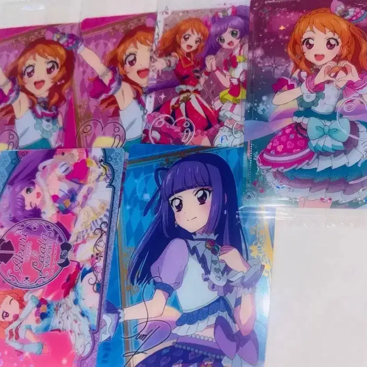 [BUNJANG] Aikatsu! Aikatsu Stars! Akari Ozora &amp; Sumire Hikawa Wafer Card Bundle Set / 카츠파라 스타파라 아카리스미레라라 웨하스 아이카츠 아이엠스타 프리라