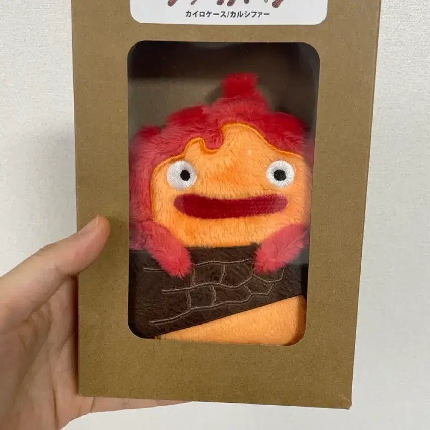 [BUNJANG] Studio Ghibli Calcifer Hand Warmer Pouch / 일본정품) 지브리 캘시퍼손난로파우치