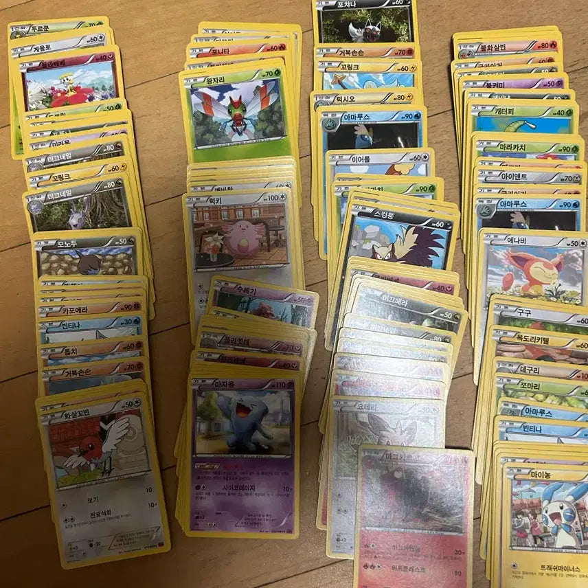 [BUNJANG] Pokemon TCG Common Cards Bundle (Approx. 450 pcs) / 포켓몬 카드 x/y (c등급) 약 450장