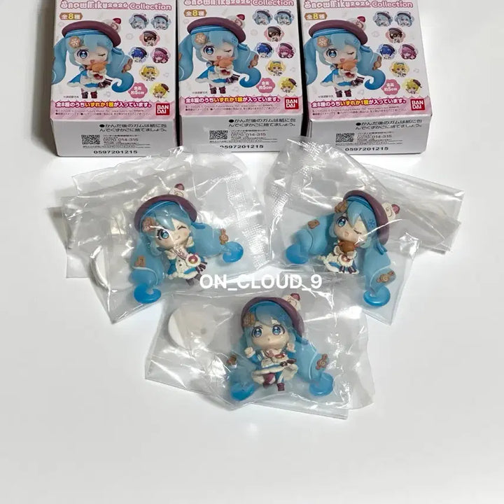 [BUNJANG] Bandai Snow Miku 2026 Collection Figure 3-Set / (3종세트) 반다이 스노우 미쿠 2026 컬렉션 유키미쿠 피규어