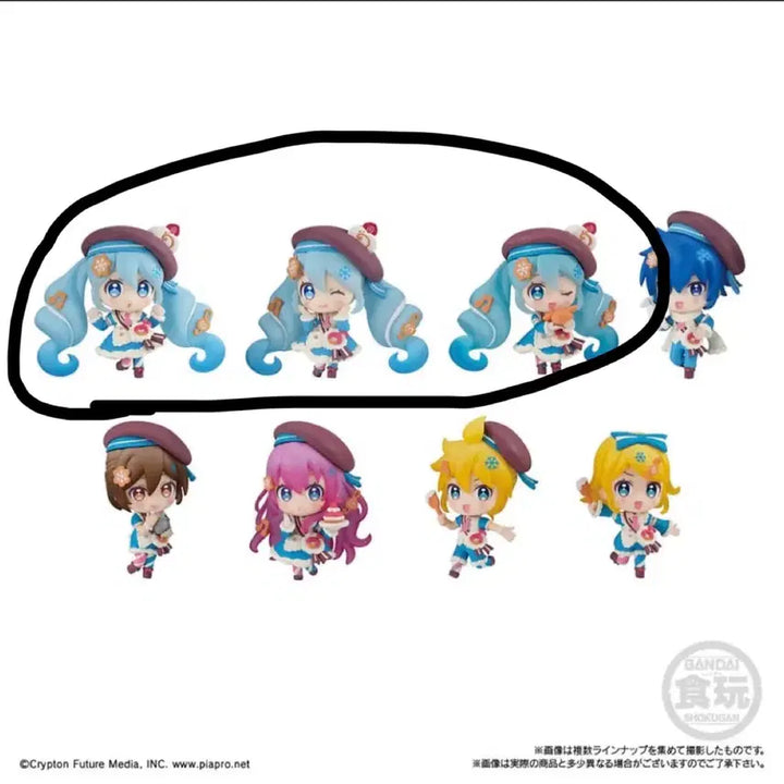 [BUNJANG] Bandai Snow Miku 2026 Collection Figure 3-Set / (3종세트) 반다이 스노우 미쿠 2026 컬렉션 유키미쿠 피규어