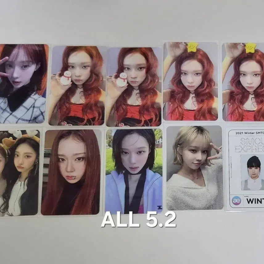 [BUNJANG] Aespa Winter Photocard Set / 에스파 원터 포토카드 세트 aespa winter photocard