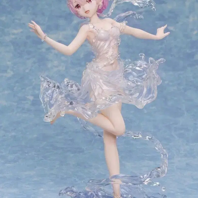 [BUNJANG] Design Coco Re:Zero Ram Aqua Dress Figure (Sealed) / 리제로 디자인코코 아쿠아드레스 람 피규어 미개봉 판매