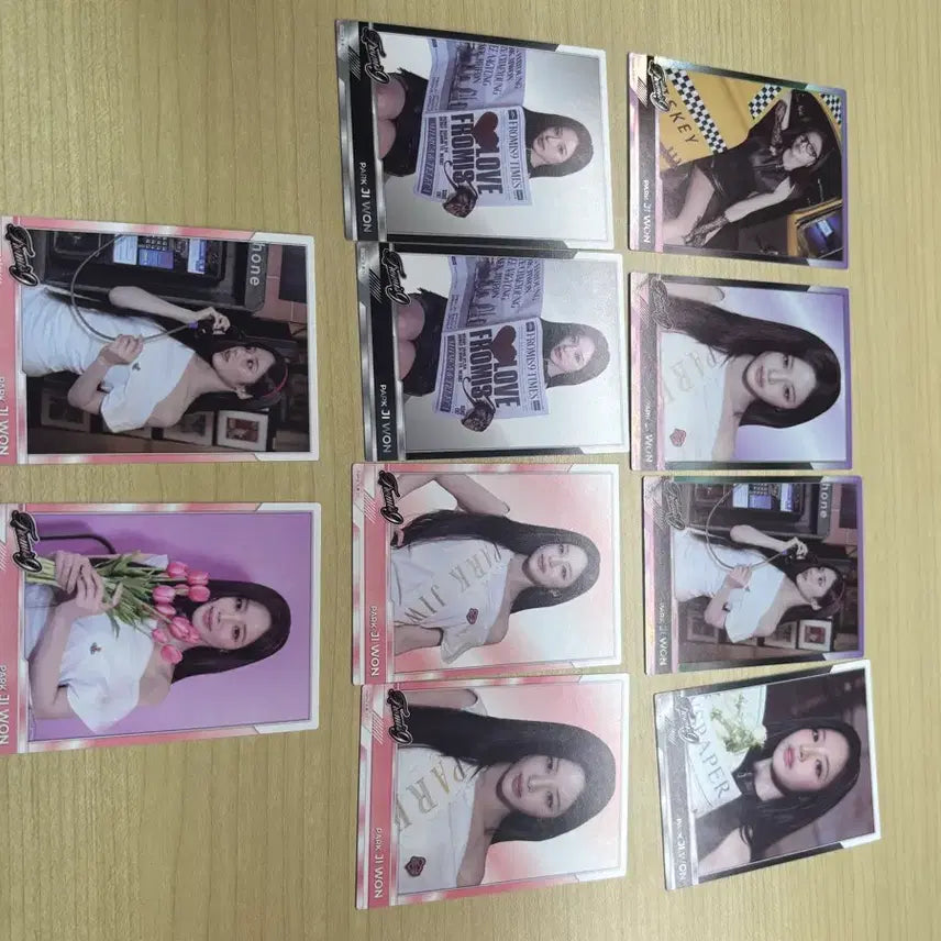 [BUNJANG] fromis_9 Jiwon Terese Card 10 Types / 일괄가격!!!프로미스나인 박지원 테레카 10종 일괄