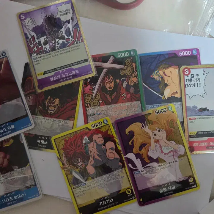 [BUNJANG] One Piece Card Deck Bundle Set / 원피스 일반  카드 덱+리더카드 등 판매  일괄
