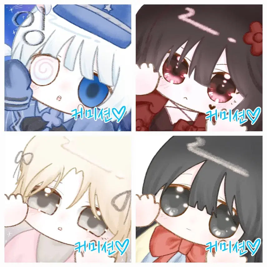 [BUNJANG] Chibi Profile Picture Art Commission / 뽀짝 SD 프사 커미션