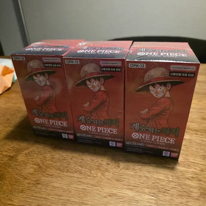 [BUNJANG] One Piece Card Game OPK-13 Bundle Set (3 Boxes) / 원피스 카드 게임 OPK-13 3박스 일괄