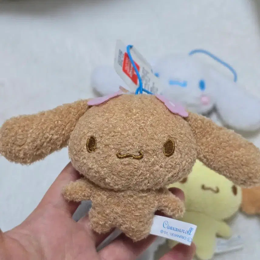[BUNJANG] Cinnamoroll Friends Mascot Dolls (Mocha, Chiffon, Milk) / 시나모롤 프렌즈 (모카, 쉬폰, 밀크)