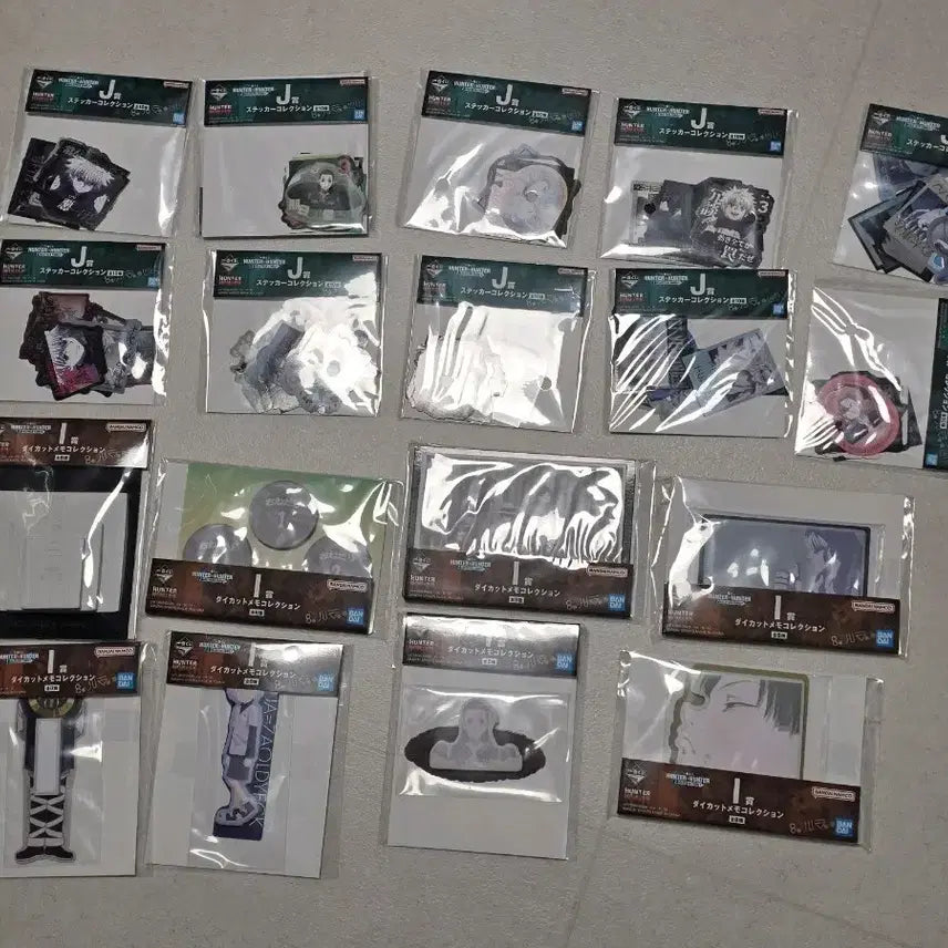 [BUNJANG] Hunter x Hunter Sticker and Memo Set / 헌터헌터 스티커 및 메모지 세트