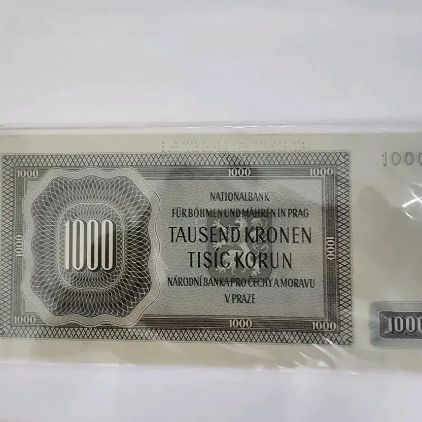 [BUNJANG] 1925 Czechoslovakia 1000 Koruna Banknote / 체코슬로바키아 1000 코루나 지폐