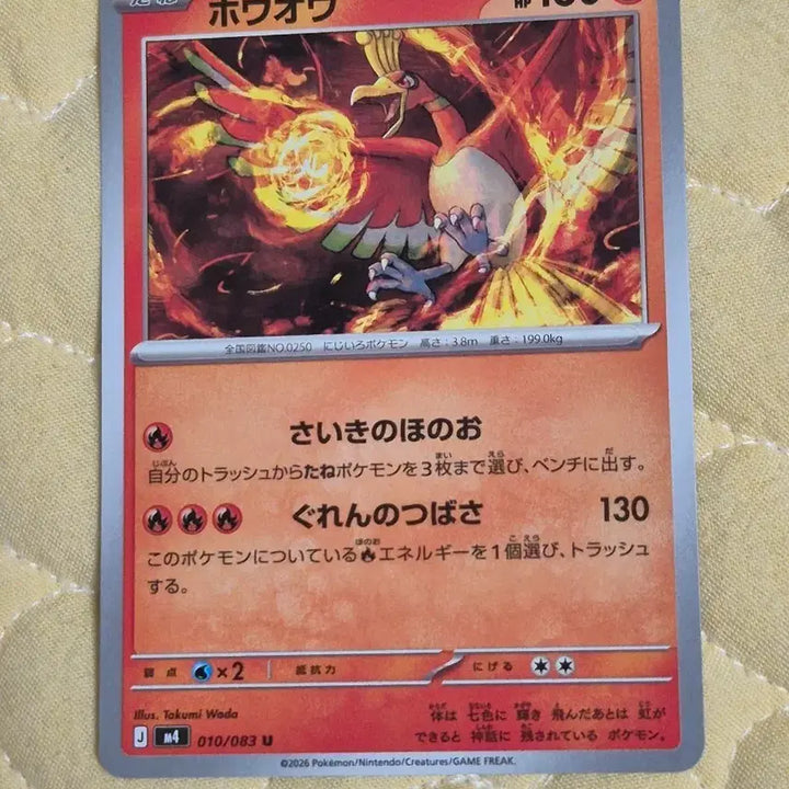 [BUNJANG] Pokemon Card Ho-Oh Album Edition / 일판 포켓몬카드 칠색조 앨범용