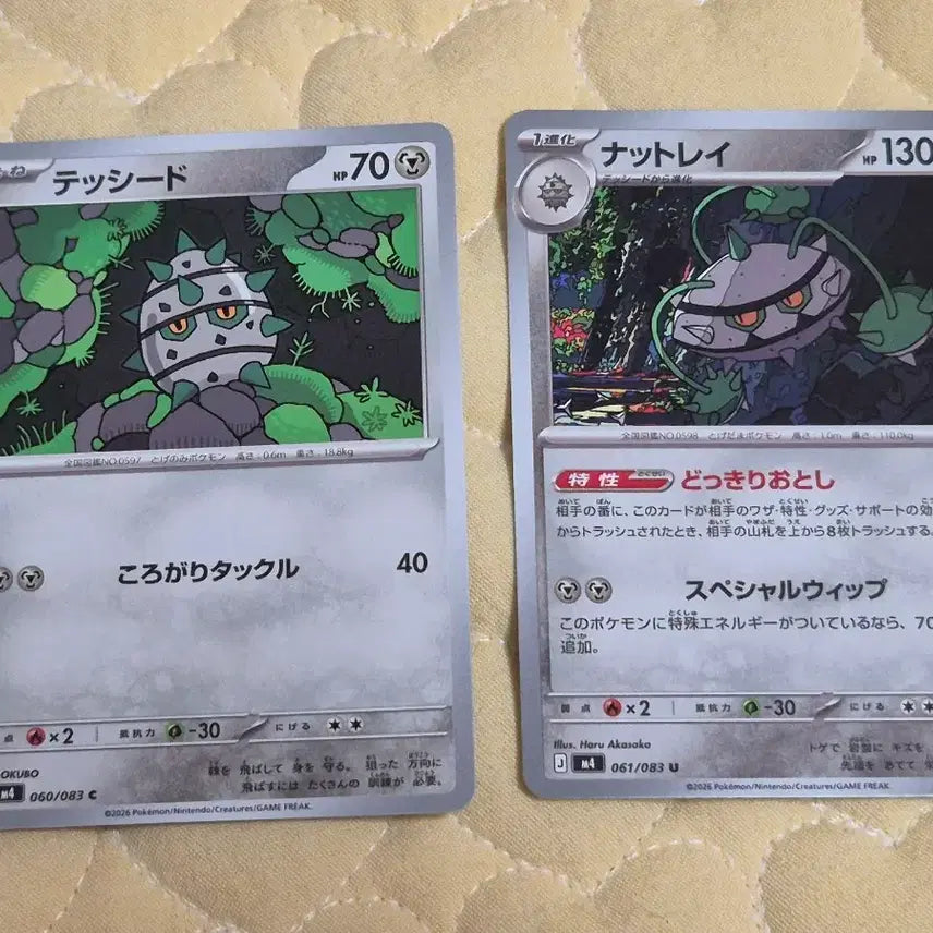 [BUNJANG] Pokemon Card Chestolecter Nut-ring Bundle Set for Album / 일판 포켓몬카드 철시드 너트령 일괄 앨범용