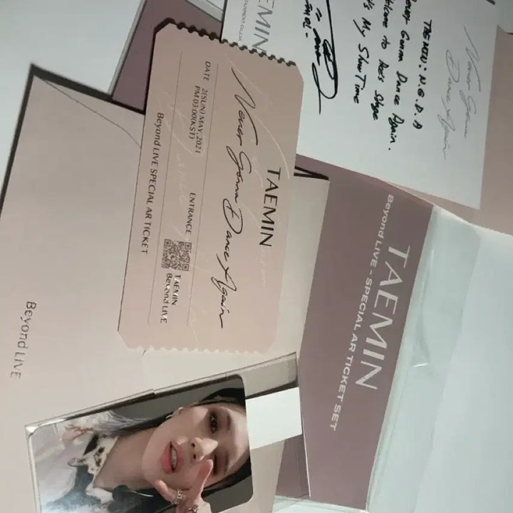 [BUNJANG] Taemin Beyond Live Special AR Ticket Set / 태민 비욘드 라이브 스페셜 AR 티켓 세트