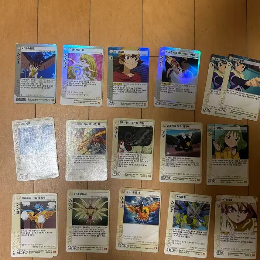 [BUNJANG] Live On Card Bundle Set (Approx. 80 cards) / 라이브온 카드 약 80장