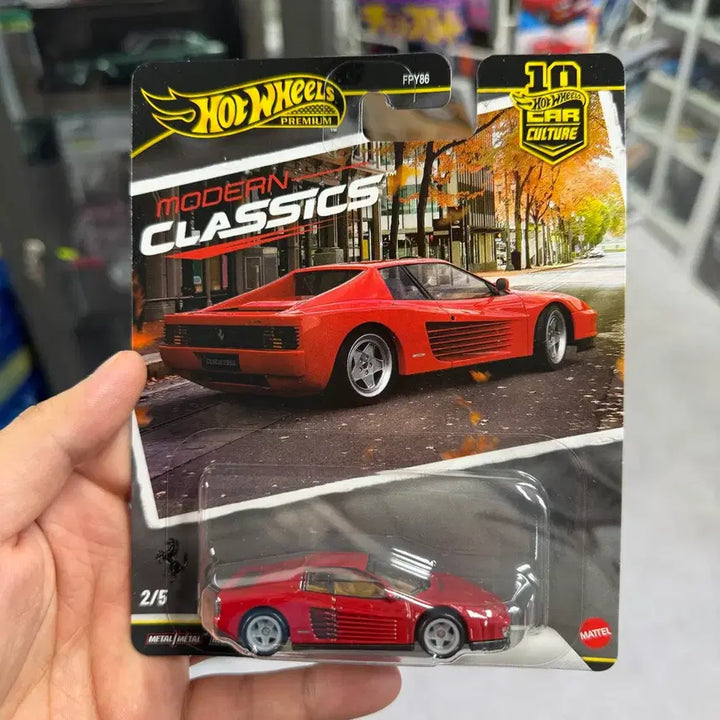 [BUNJANG] Hot Wheels Premium Modern Classics Ferrari Testarossa Red 1:64 / 1:64 핫휠 프리미엄 모던클래식 페라리 테스타로사 레드