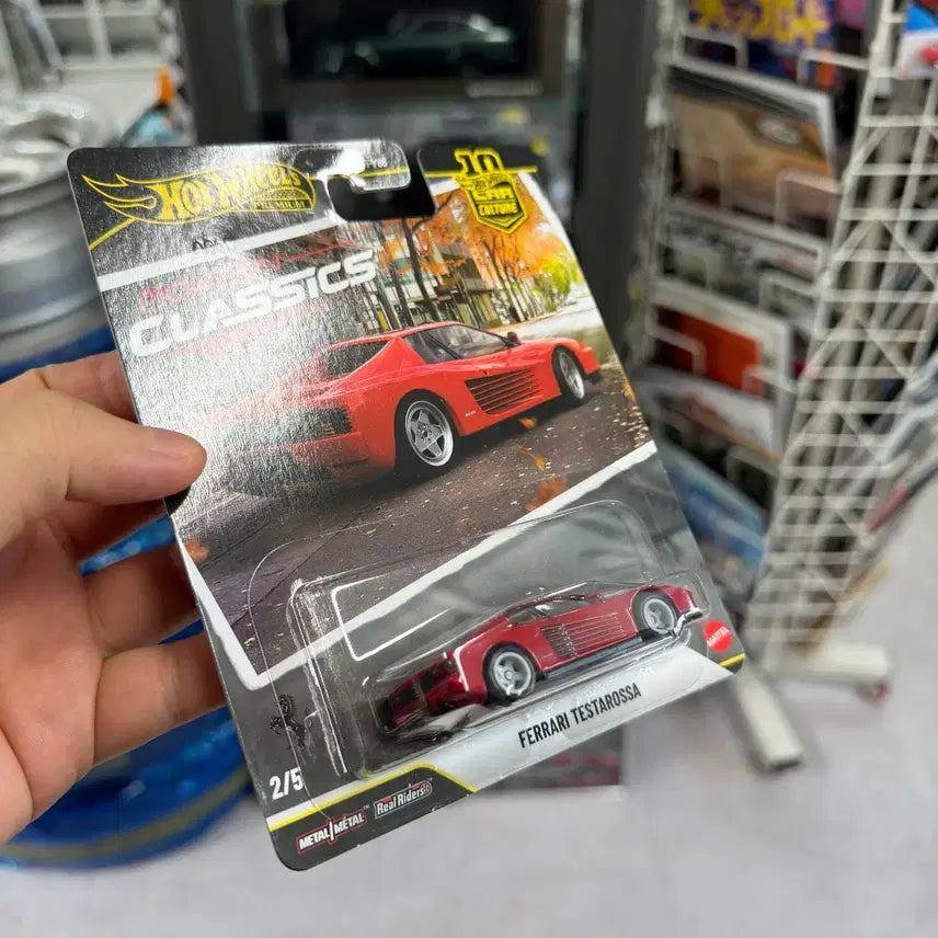 [BUNJANG] Hot Wheels Premium Modern Classics Ferrari Testarossa Red 1:64 / 1:64 핫휠 프리미엄 모던클래식 페라리 테스타로사 레드