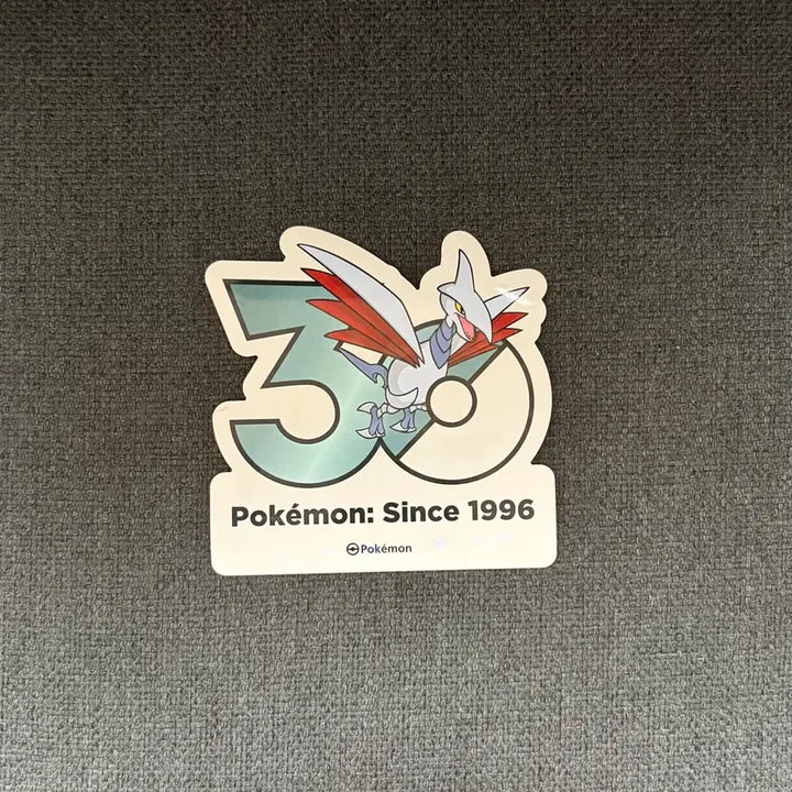 [BUNJANG] Pokemon 30th Anniversary Logo Moltres Sticker / 한국한정] 포켓몬 30주년 로고 스티커 무장조