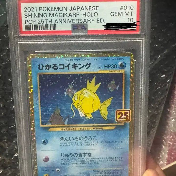 [BUNJANG] Gyarados 25th Anniversary Japanese Edition PSA 10 / 빛나는 잉어킹 25주년 일판 psa10