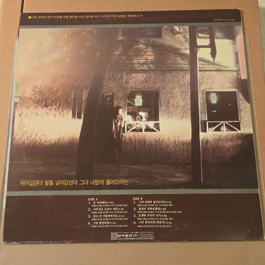 [BUNJANG] Jo Deok Bae 5th Album "If You Come Into My Heart" LP / 조덕배 5집 LP