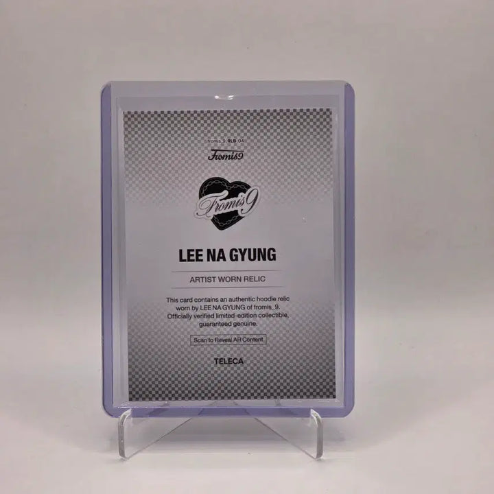 [BUNJANG] fromis_9 Lee Nagyung Worn Hoodie Relic Card / 테레카 프로미스나인 이나경 실착 후디 렐릭 카드