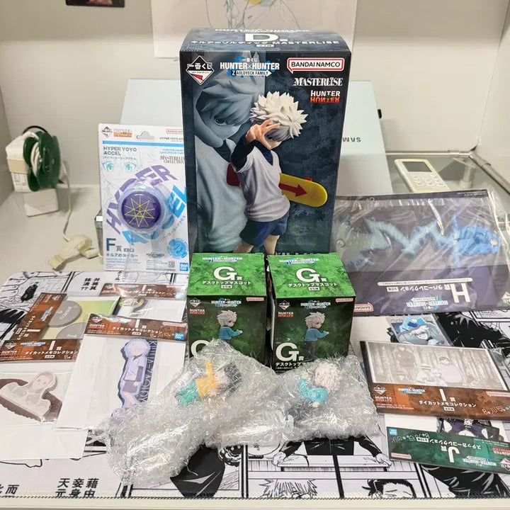 [BUNJANG] Hunter x Hunter Killua D, F, G, H, I Figure Set Bundle / 헌터X헌터 키르아 d상 외f,g,h,i 상 일괄